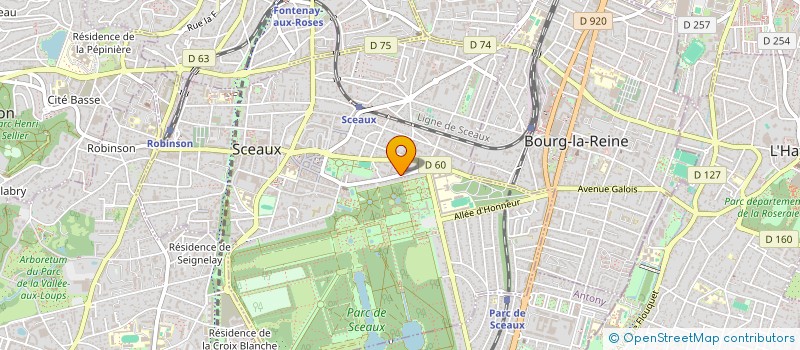 localisation de l'entreprise ARIA LIRICA à SCEAUX