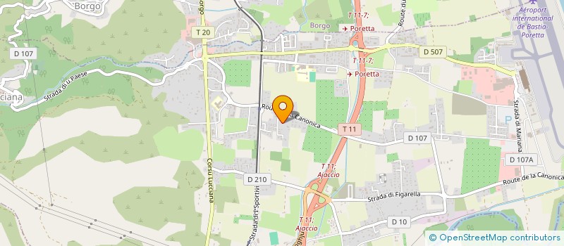 localisation de l'entreprise ARIA NOVA à LUCCIANA