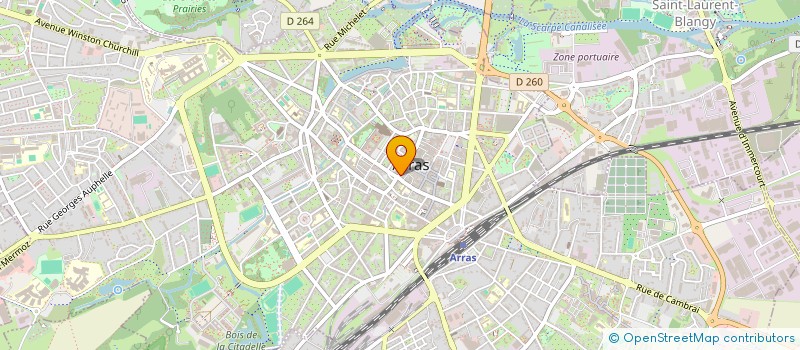 localisation de l'entreprise ARIA OPTIC à ARRAS