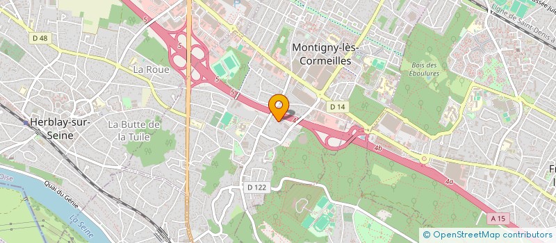 localisation de l'entreprise ARIA PAINT  MONTIGNY-LES-CORMEILLES