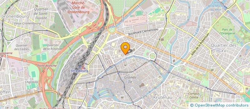 localisation de l'entreprise ARIA2E2D à STRASBOURG