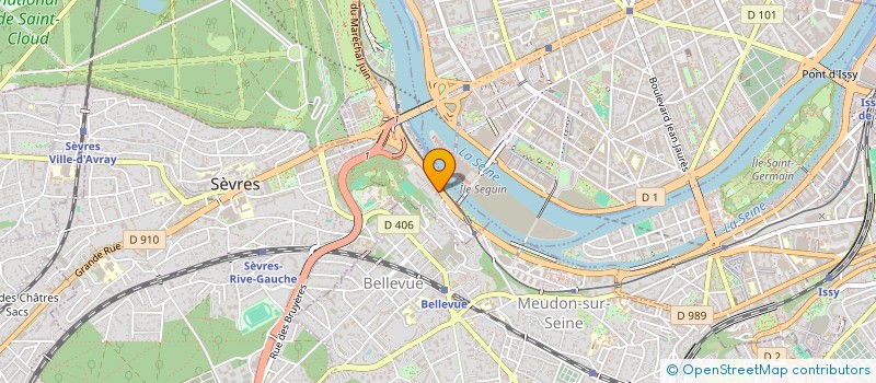 localisation de l'entreprise ARIADE à SEVRES