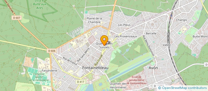 localisation de l'entreprise ARIADNAI 3.0 à FONTAINEBLEAU