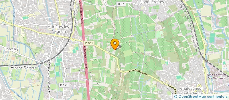 localisation de l'entreprise ARIAILLES CARAMUSETTE  CHATEAUNEUF-DE-GADAGNE