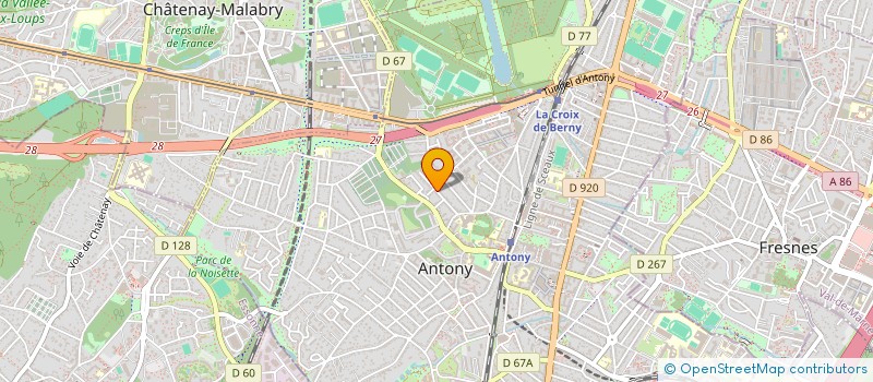 localisation de l'entreprise ARIALEX à ANTONY