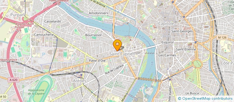 localisation de l'entreprise ARIAME à TOULOUSE