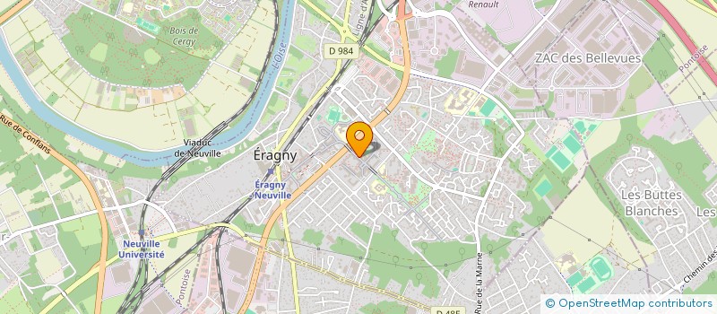 localisation de l'entreprise ARIAN FLEURS  ERAGNY