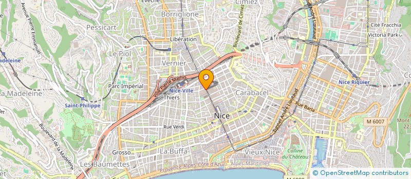 localisation de l'entreprise ARIANA à NICE