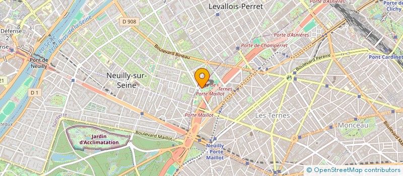 localisation de l'entreprise ARIANA  PARIS