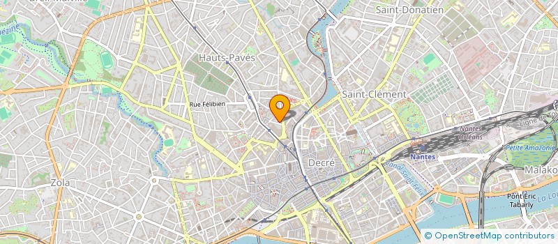 localisation de l'entreprise ARIANA à NANTES