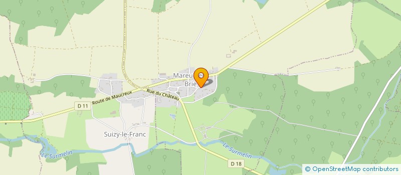 localisation de l'entreprise ARIANA à MAREUIL-EN-BRIE