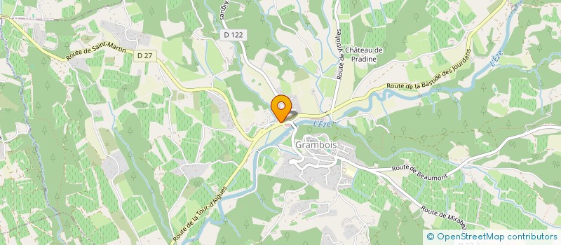 localisation de l'entreprise ARIANA à GRAMBOIS