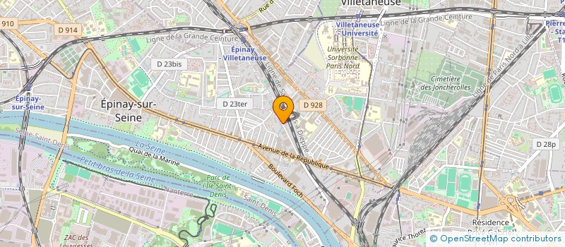 localisation de l'entreprise ARIANA à EPINAY-SUR-SEINE