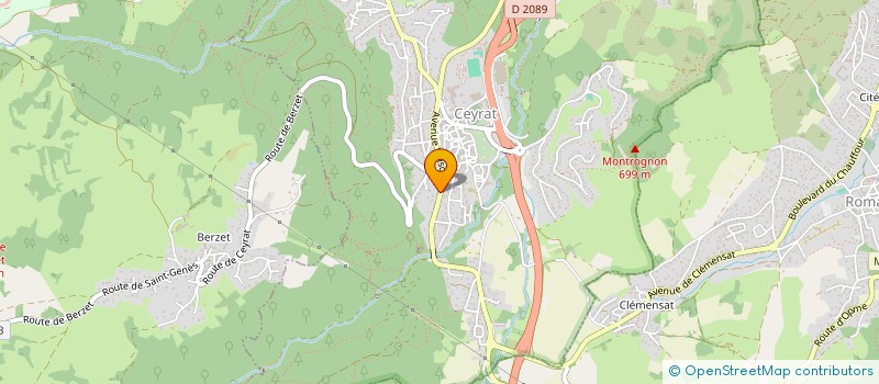 localisation de l'entreprise ARIANA-AUVERGNE à CEYRAT