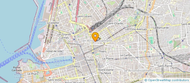 localisation de l'entreprise ARIANA M  MARSEILLE