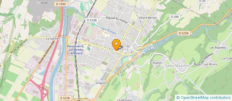 localisation de l'entreprise ARIANE 205  PONTCHARRA