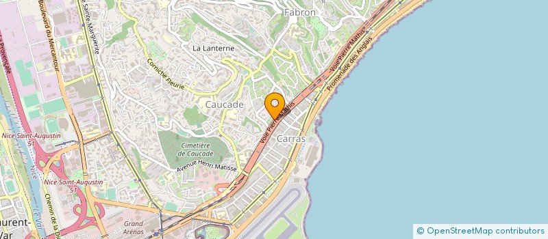 localisation de l'entreprise ARIANE à NICE