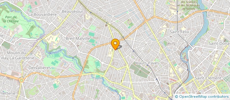 localisation de l'entreprise ARIANE à NANTES
