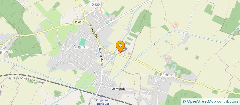 localisation de l'entreprise ARIANE  ORGERUS