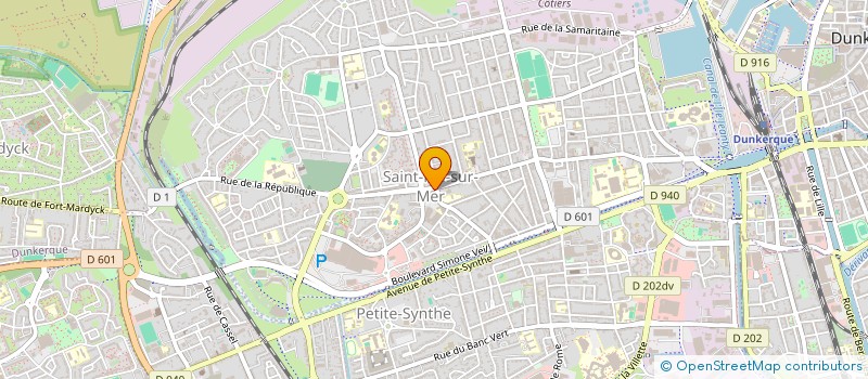 localisation de l'entreprise ARIANE à DUNKERQUE