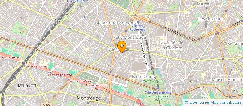 localisation de l'entreprise ARIANE  PARIS