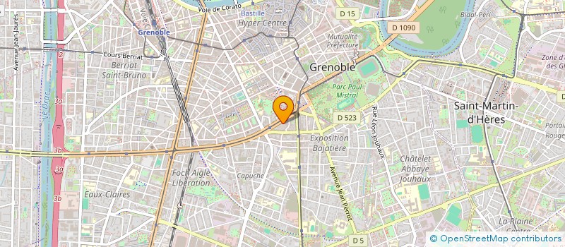 localisation de l'entreprise ARIANE à GRENOBLE