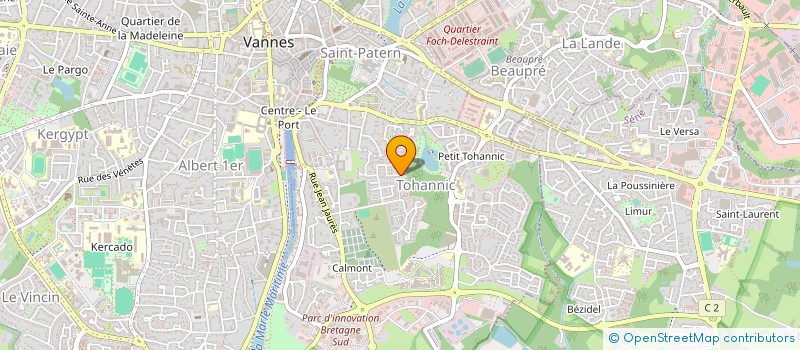 localisation de l'entreprise ARIANE à VANNES