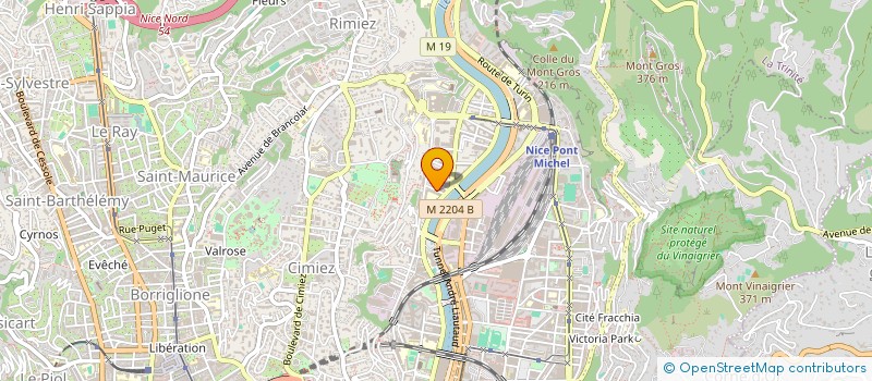 localisation de l'entreprise ARIANE BATIMENT à NICE