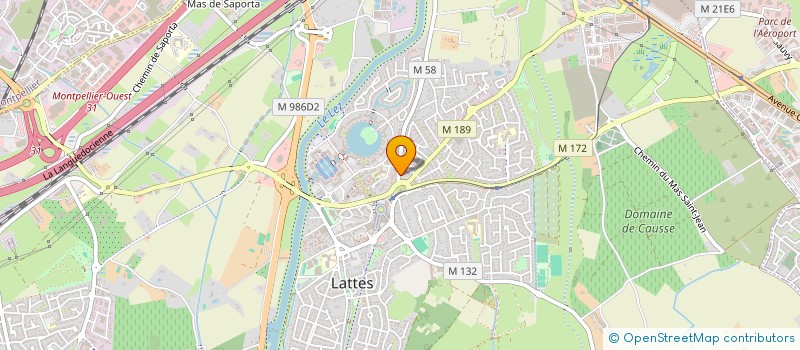 localisation de l'entreprise ARIANE CCC à LATTES