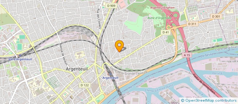 localisation de l'entreprise ARIANE CELESTE  ARGENTEUIL