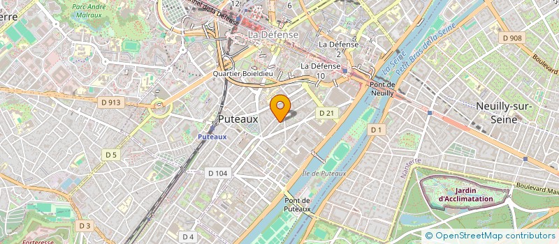 localisation de l'entreprise ARIANE CYCLE à PUTEAUX