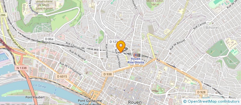 localisation de l'entreprise ARIANE / ECHO  ROUEN