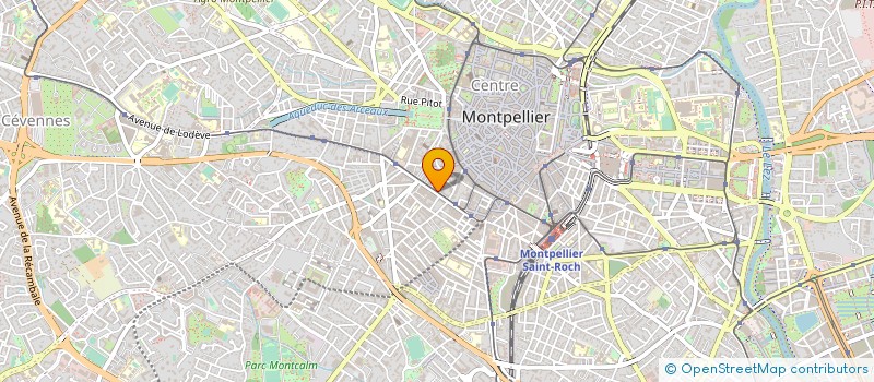 localisation de l'entreprise ARIANE IMMOBILIER à MONTPELLIER
