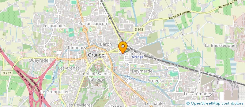 localisation de l'entreprise ARIANE INGENIERIE  ORANGE