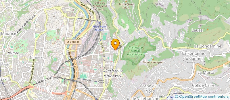 localisation de l'entreprise ARIANE MEDECINS D'URGENCE à NICE