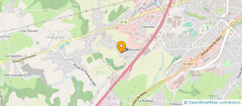 localisation de l'entreprise ARIANE NETTOYAGE à ANNECY