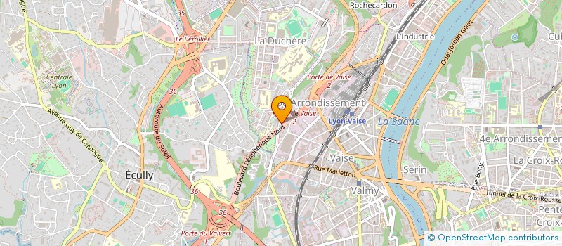 localisation de l'entreprise ARIANE PARTICIPATIONS  LYON