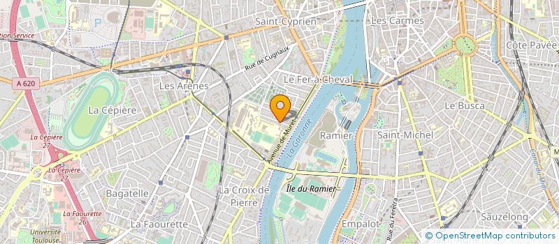 localisation de l'entreprise ARIANE PARTNERS  TOULOUSE