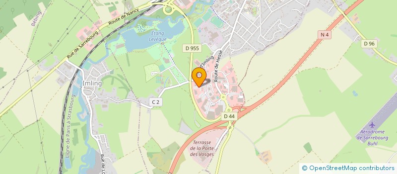 localisation de l'entreprise ARIANE-PLAST  SARREBOURG