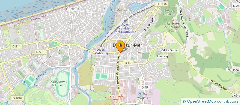 localisation de l'entreprise ARIANE SERVICES  DIVES-SUR-MER