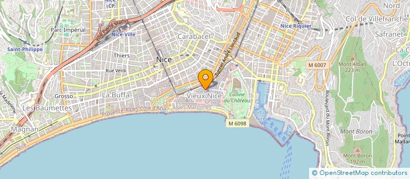localisation de l'entreprise ARIANEA2 à NICE