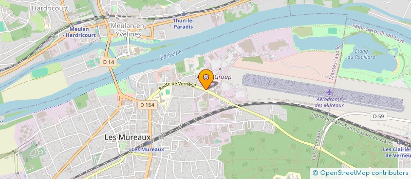 localisation de l'entreprise ARIANEGROUP PROJ1 à LES MUREAUX