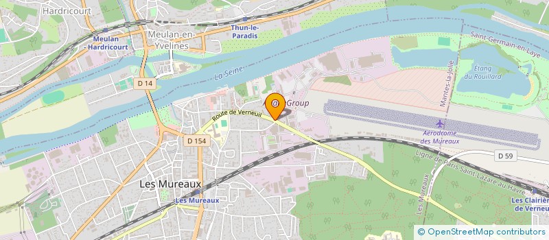 localisation de l'entreprise ARIANEGROUP SAS à LES MUREAUX
