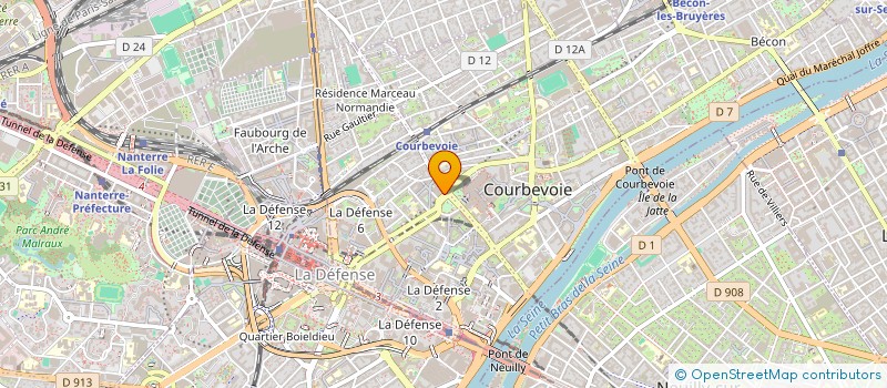 localisation de l'entreprise ARIANMOTORS à COURBEVOIE