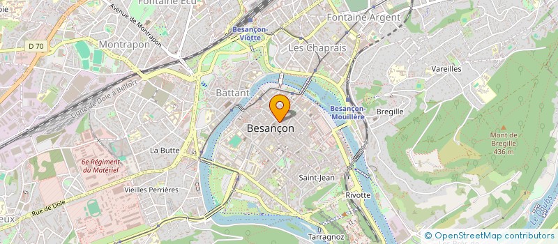 localisation de l'entreprise ARIANNE  BESANCON