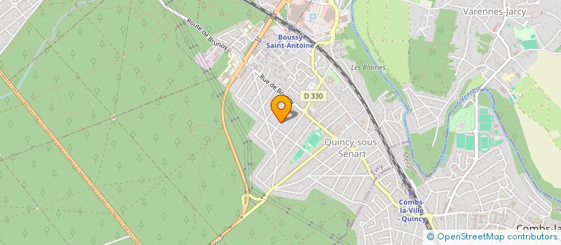 localisation de l'entreprise ARIAS & CO  QUINCY-SOUS-SENART