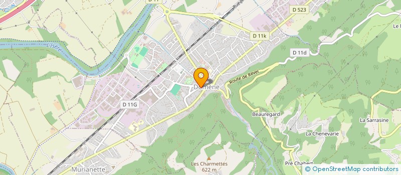 localisation de l'entreprise ARIAS MONTAGNE  DOMENE