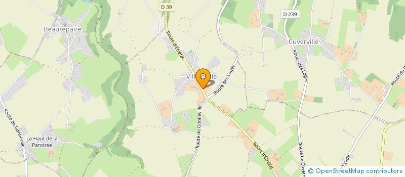 localisation de l'entreprise ARIAS-SIMON  VILLAINVILLE