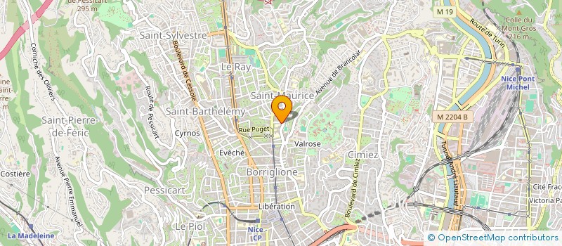 localisation de l'entreprise ARIATEK à NICE