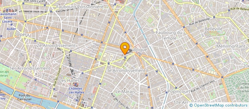 localisation de l'entreprise ARIATO  PARIS